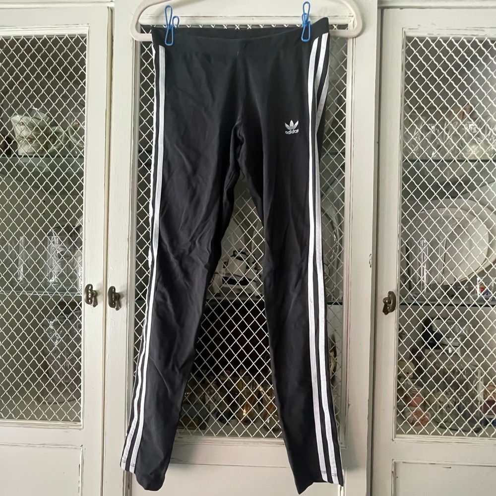 Adidas Black and Blue Apparel